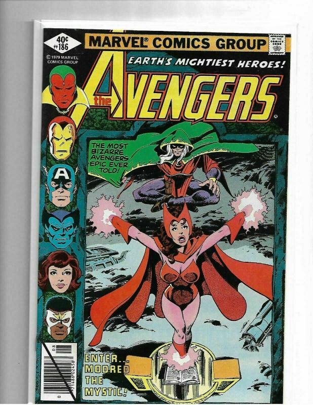 AVENGERS #185/186 -VF/NM -ORIGIN QUICKSILVER/SCARLET WITCH-HIGH GRADE BRONZE AGE