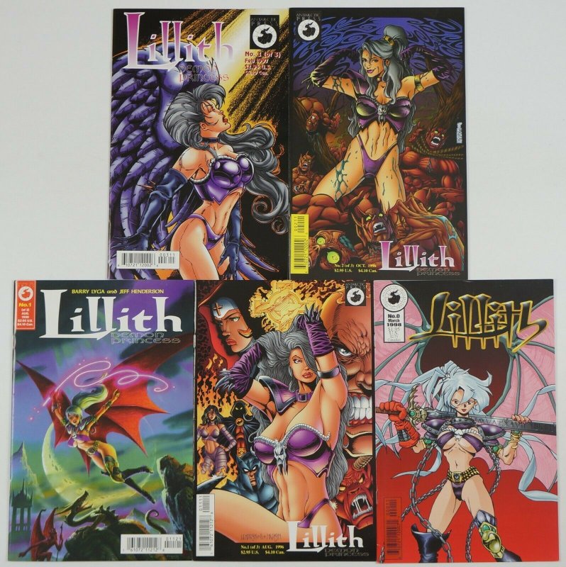 Lillith #0 & 1-3 VF/NM complete series + john pound variant -antarctic press set