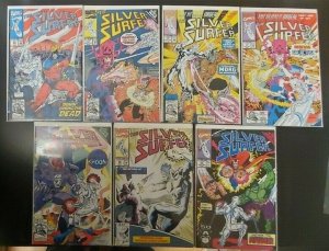 7PC SILVER SURFER LOT (8.0) #58,60,63,67,69,70,71!! 1992