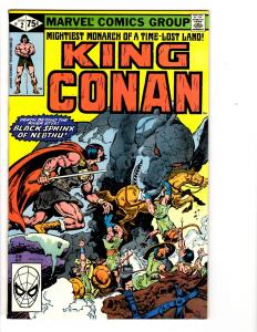 5 King Conan Marvel Comic Books #1 2 3 4 5 Barbarian Roy Thomas John Buscema CB1