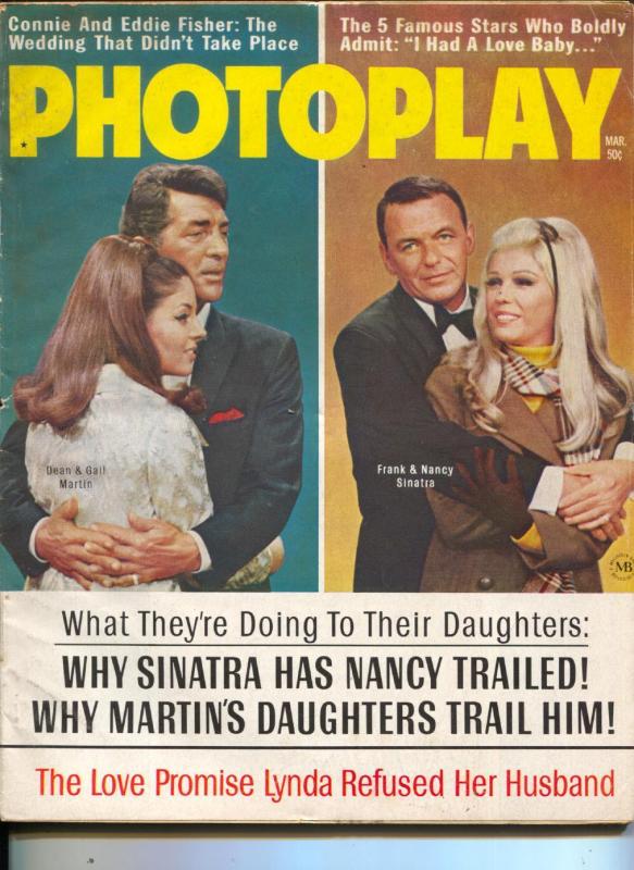 Photoplay-Dean Martin-Frank Sinatra-Fred Astaire-Eddie Fisher -March-1968