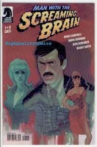 MAN with the SCREAMING BRAIN #1, VF, Bruce Campbell, Movie, more in store