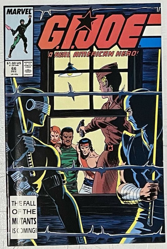 GI Joe A Real American Hero  #66 (1982 Marvel) 