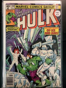 The Incredible Hulk #249 Newsstand Edition (1980)