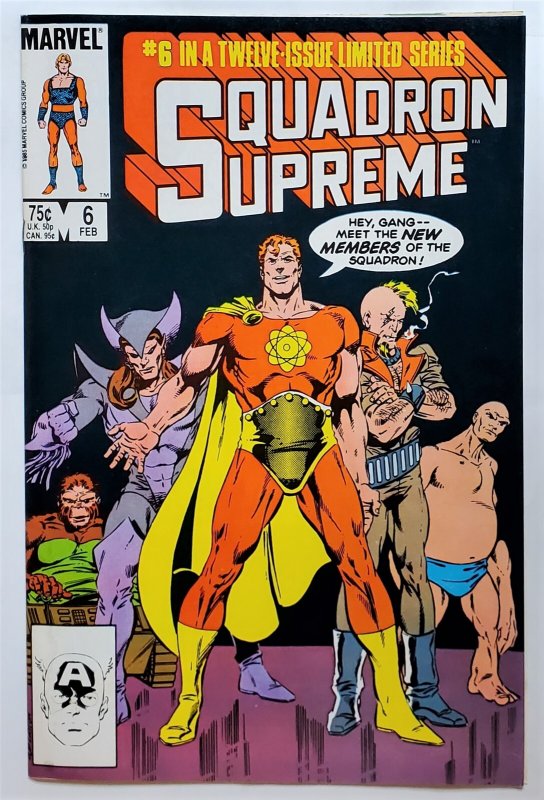 Squadron Supreme #6 (Feb 1986, Marvel) 6.5 FN+