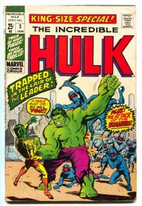 Incredible Hulk Annual #3 1972- King Size Special VG