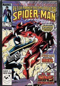 The Spectacular Spider-Man #110 (1986) Spider-Man