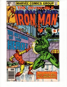 Iron Man #135 LAST TANGO WITH THE TITANIUM MAN! Bronze MARVEL / ID#339