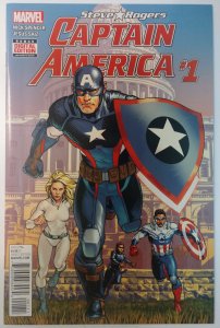 Captain America: Steve Rogers #1 (9.6, 2016) Cap is revealed as a Hydra Member