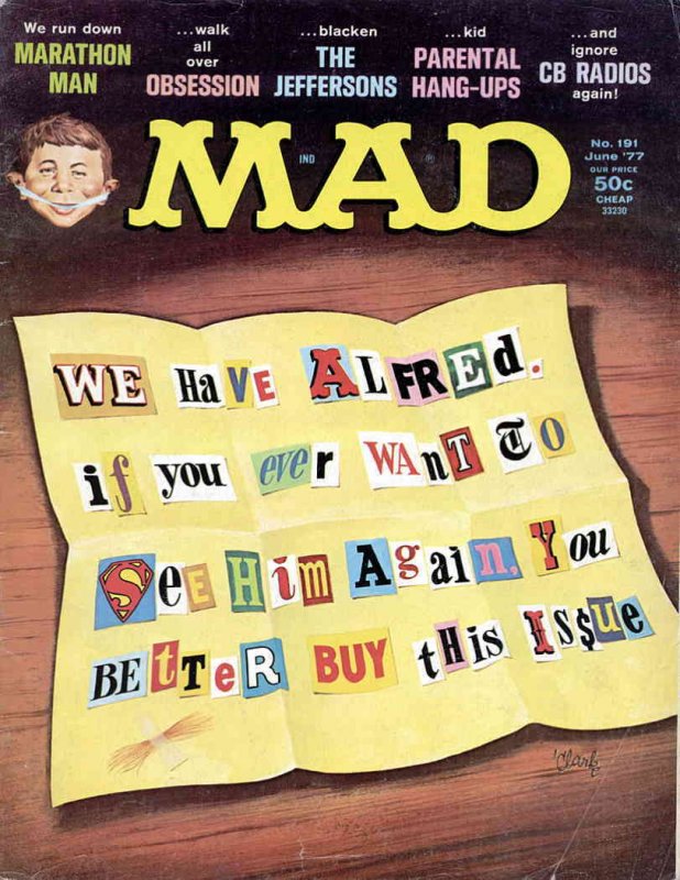 Mad #191 VG ; E.C | low grade comic June 1977 magazine