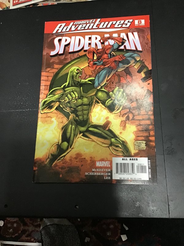 Marvel adventures Spider-Man #8 (2005) Scorpion cover! High-grade VF/NM Wow!