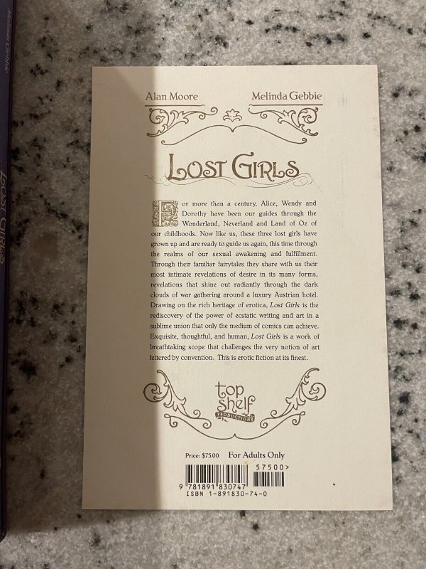 Lost Girls 3 Book W/Jacket Alan Moore Set Vol. #1 2 3 Top Shelf Comics 2006 J981 