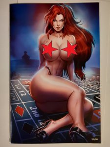 Patriotika Arcane Roulette - Carlos Roddrigo - Topless Variant LTD 50 (NM+)