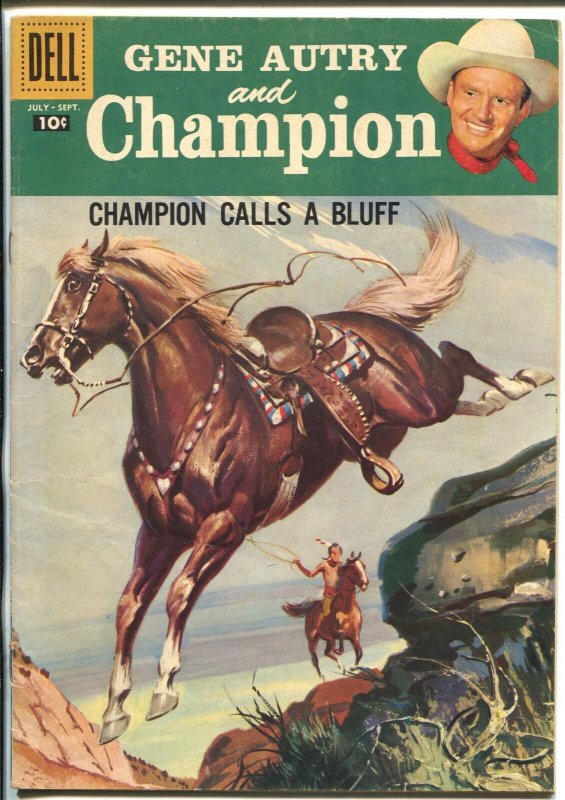 Gene Autry and Champion #119 1958-Dell-Savitt cover-title change-FN+