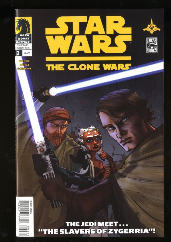 Star Wars: Clone Wars #2 NM 9.4 2nd Ahsoka Tano