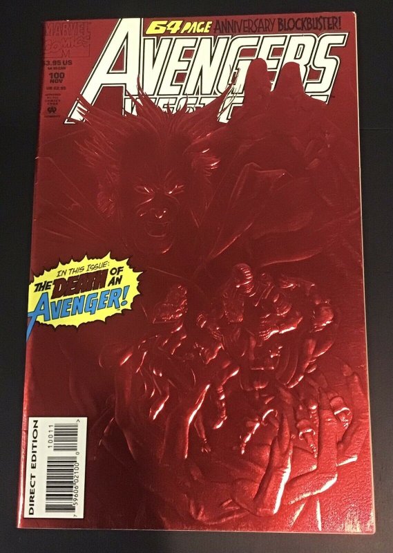 West Coast Avengers #100 Foil Cover Mephisto Marvel Comics 1993