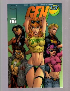 Lot Of 10 Gen 13 Image Comic Books # 3 4 5 6 7 8 9 10 11 12 J Scott Campbell RP4