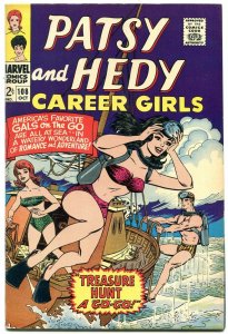 PATSY AND HEDY #108 1966-MARVEL SWIM SUITS- PAPER DOLLS VF 