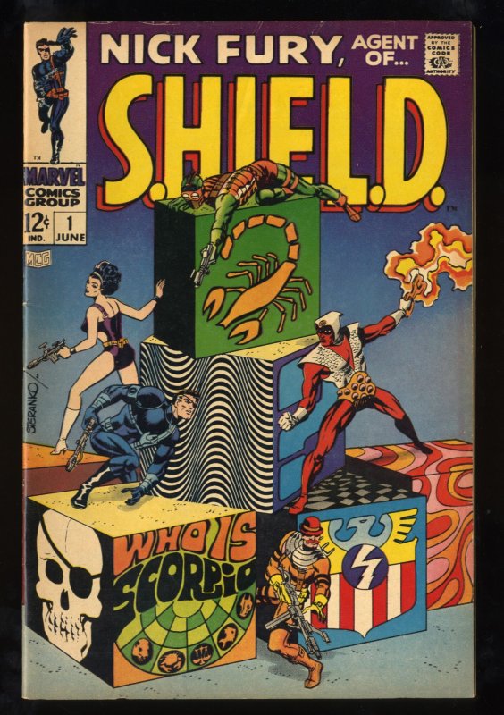 Nick Fury, Agent of SHIELD #1 FN- 5.5 Marvel Comics