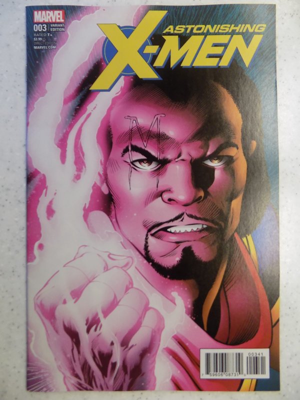 ASTONISHING X-MEN # 3 MARVEL ALAN DAVID BISHOP VARIANT RARE