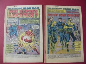 13 SILVER AGE READERS NO COVERS IRON MAN # 2, DAREDEVIL, CAPTAIN AMERICA, X-MEN