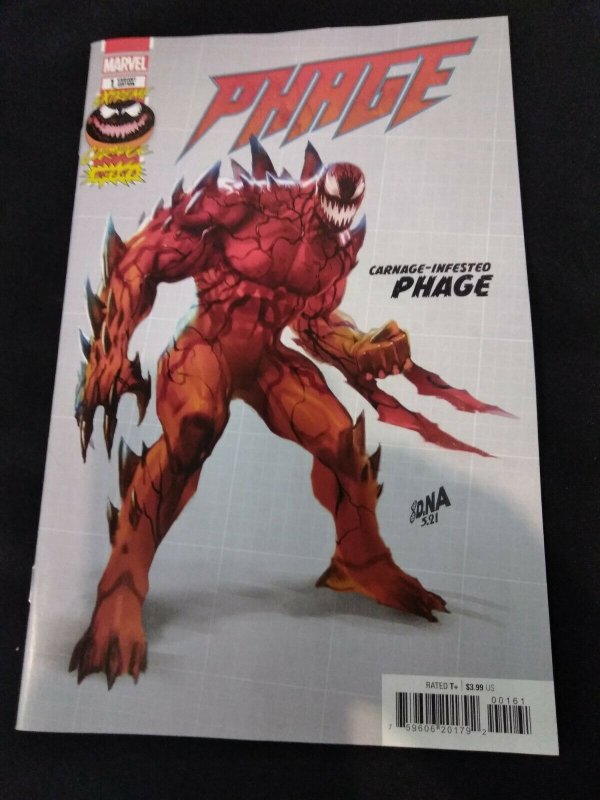 Extreme Carnage Phage #1 DNA 1:10 Variant Marvel 2021 Venom Carnage Symbiotes