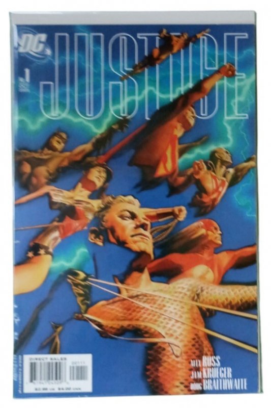 Justice #1-12 + Variants 16 Issue Lot Run Alex Ross DC Comics 2005-2007 VF