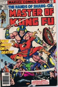 Master of Kung Fu #53 ORIGINAL Vintage 1977 Marvel Comics