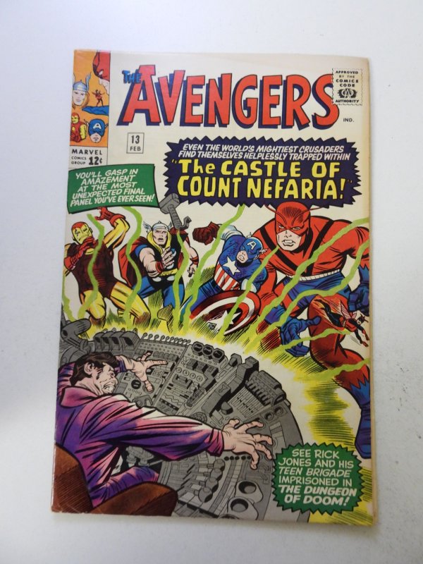 The Avengers #13 (1965) FN/VF condition