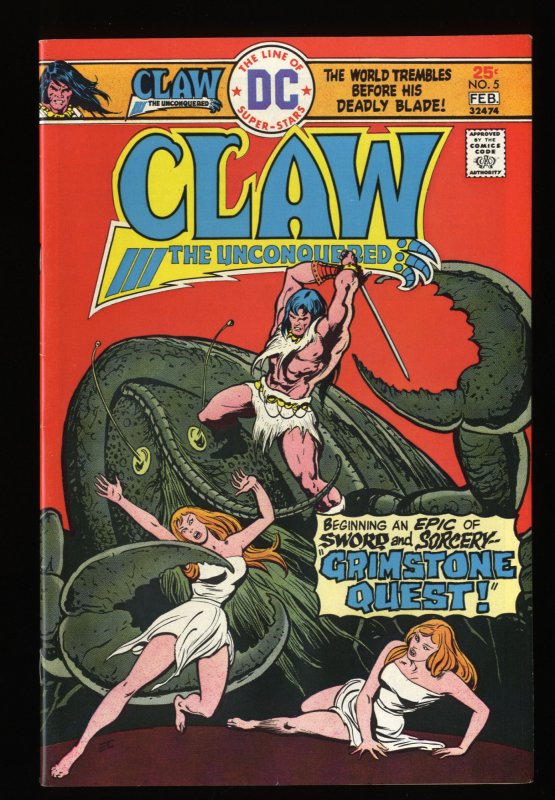 Claw the Unconquered #5 VF/NM 9.0