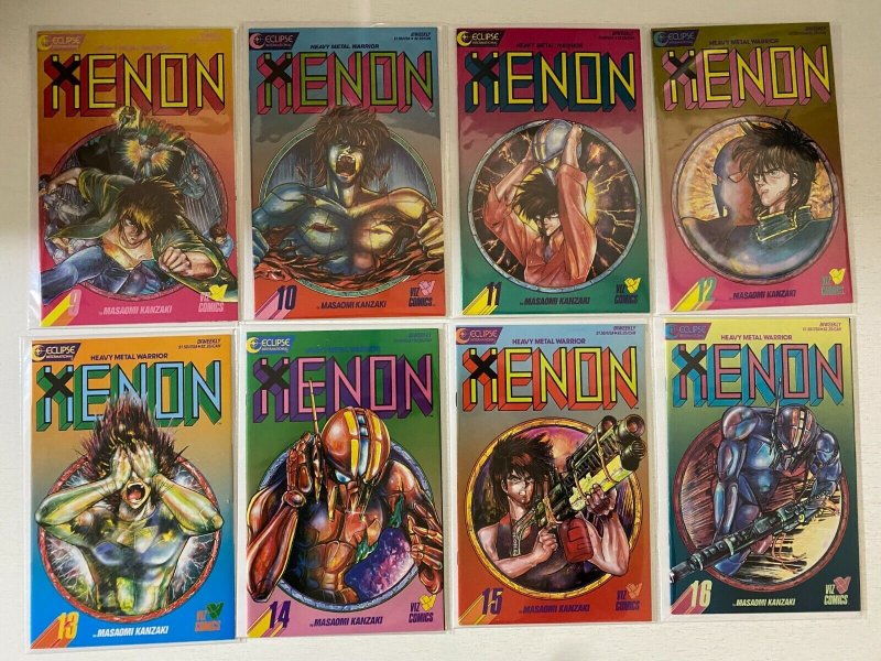 Xenon set #1-23 Eclipse 23 different books 8.0 VF (1987 to 1988) 