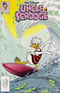 Uncle Scrooge (Walt Disney) #266 VF ; Disney | Surfing