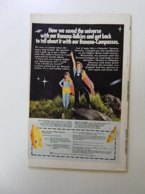 Avengers annual #9 FN- condition