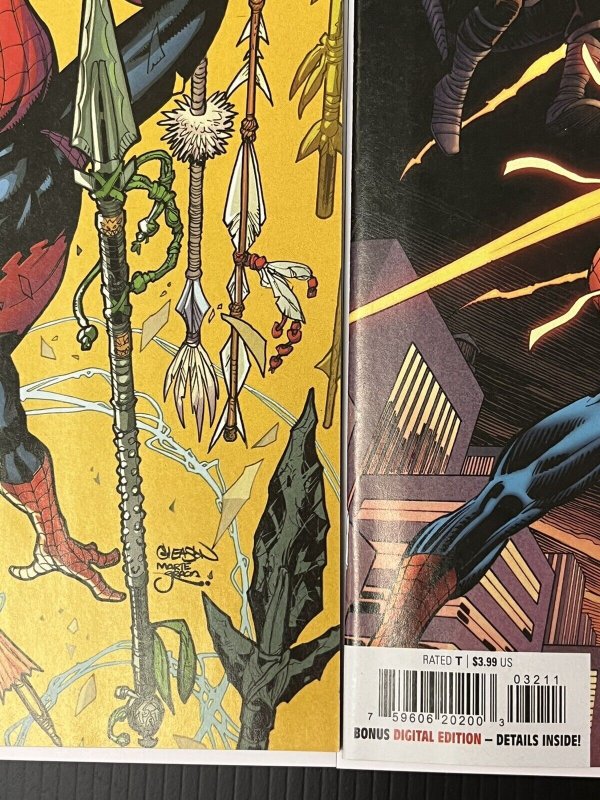 AMAZING SPIDER-MAN 32 CVR A + 1:25 GLEASON 2023 NM SET OF 2 PROSHIPPER
