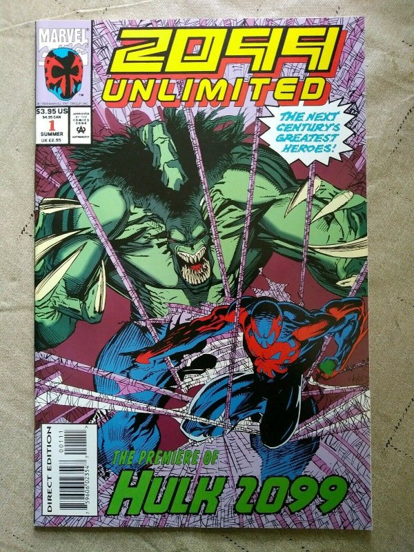 2099 Unlimited #1 (1993)  1st app Hulk 2099 Marvel Comics