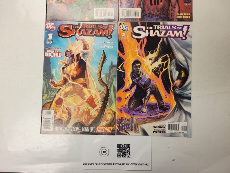 4 DC Vertigo Comics #1 2 Shazam + #30 Preacher + #2 Graduation Day 51 TJ45