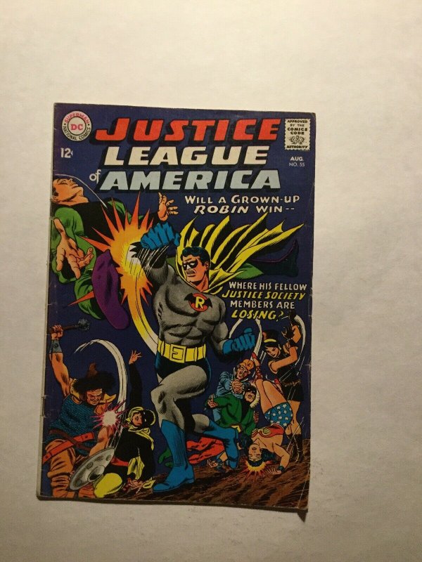 Justice League Of America 55 Very Good- Vg- 3.5 Dc Comics