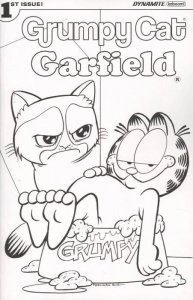 GRUMPY CAT GARFIELD #1 -3 COMPLETE SERIES OF 24 COVERS INCLUDING SIGNED COVER.