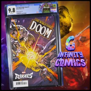 ONE WORLD UNDER DOOM #2 CGC 9.8 ? NETEASE MARVEL RIVALS VARIANT CUSTOM LABEL