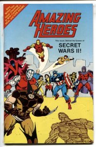 AMAZING HEROES #67 1985 - comics - Secret Wars II