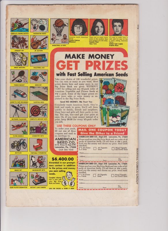 Invincible Iron Man King Size Annual 3