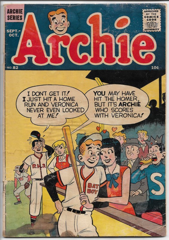 Archie #82 - Silver Age - Vol. 1, Sept./Oct. 1956 (G)