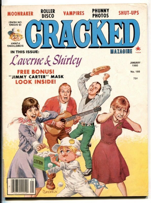 CRACKED Magazine #166 1980- Moonraker- Laverne & Shirley