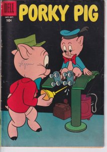 PORKY PIG #60 (Sep 1958) VG 4.0 cream to white