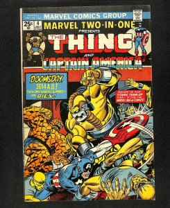 Marvel Two-In-One #4 Thing Captain America!