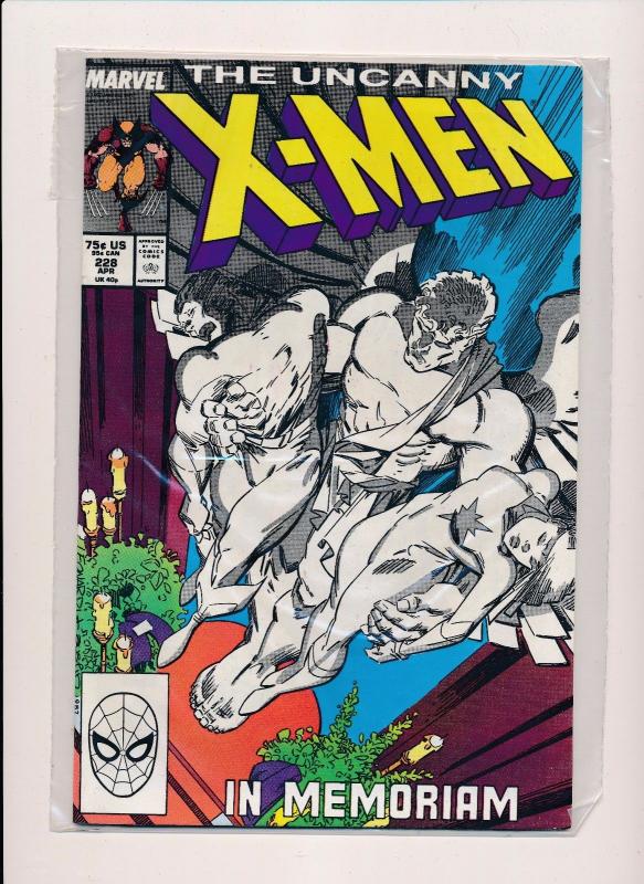 Marvel The Uncanny X-MEN #228 In Memoriam   VF (SRU698)