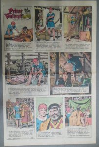 Prince Valiant Sunday #1722 by Hal Foster from 2/8/1970 Rare Full Page Size !