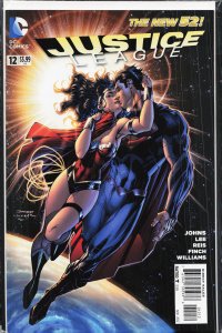 Justice League #12 Second Print Cover (2012) Justice League