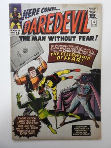 Daredevil #6 (1965) GD/VG Cond! Moisture stain, Tape on interior front cover