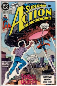 Action Comics #658 Direct Edition (1990) 9.4 NM